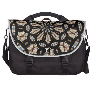 Stained Glass Kaleidoscope 2 Bags For Laptop