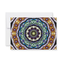 Stained Glass Kaleidoscope #2 Invitations