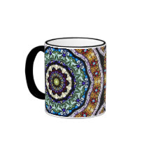Stained Glass Kaleidoscope #2 Coffee Mugs