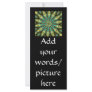 Stained Glass Kaleidoscope #6 Customized Rack Card