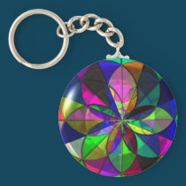 Stained Glass Keychain keychains