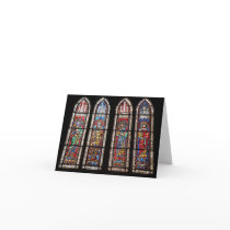 Stained Glass Kings Note Card