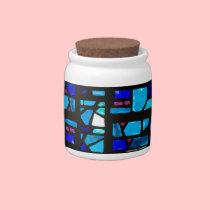 Stained Glass Look Candy Jar candy jars