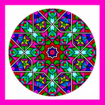 Stained Glass Mandala.2 posters