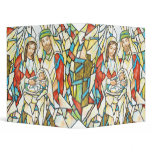 Stained Glass Nativity Painting Binders