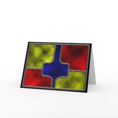 Stained Glass Notecard by michelle_solange