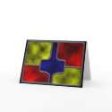 Stained Glass Notecard by michelle_solange Stained Glass Notecard
