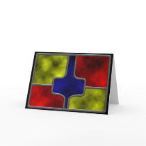 Stained Glass Notecard by michelle_solange Stained Glass Notecard