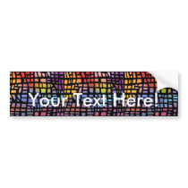 Stained Glass: Outside View bumper stickers by spiritswitchboard Stained Glass: Outside View bumper stickers