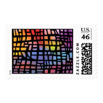 Stained Glass: Outside View postage by spiritswitchboard Stained Glass: Outside View postage