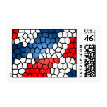 Stained Glass Patriot - postage stamps