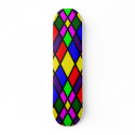 STAINED GLASS PATTERN skateboards