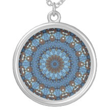 Stained Glass Pendant Necklace
