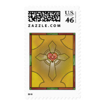 Stained Glass postage