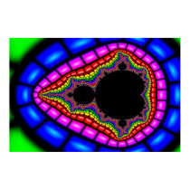 Stained glass posters by Fractalicious Stained glass posters