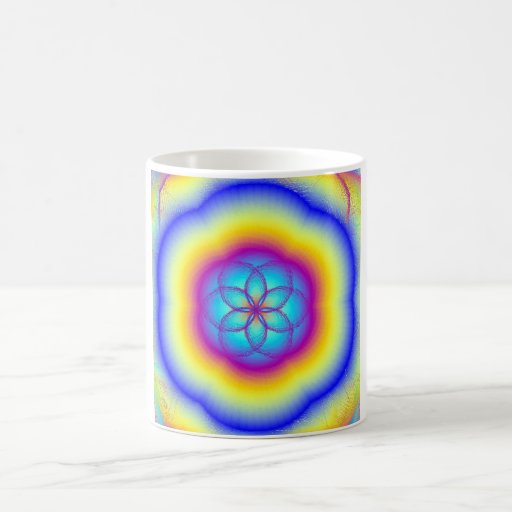 Stained Glass Rainbow Coffee Mug