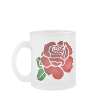 Buntglas-Rosen-Schale tassen by Momoki Buntglas-Rosen-Schale tassen