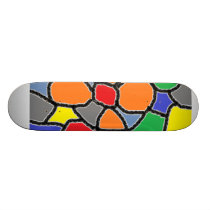 Stained Glass Skateboard