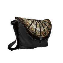 Stained Glass Sphere Courier Bag