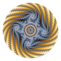 Stained Glass Round Sticker