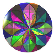 Stained Glass Sticker by GLManley Stained Glass Sticker