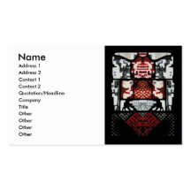 Stained Glass Style Business Card