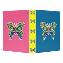 stained glass style butterfly design binders by doonidesignsanimals stained glass style butterfly design binders