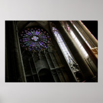 Stained Glass to the Left Poster