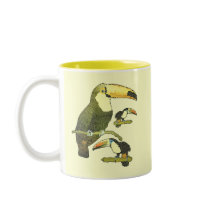 Stained Glass Toucan Mugs