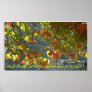 Stained Glass Trees - Poster with Quote