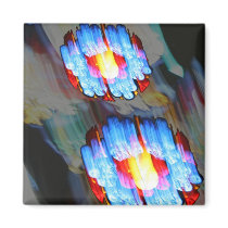 Stained glass window, Bern Munster, Switzerland Refrigerator Magnets