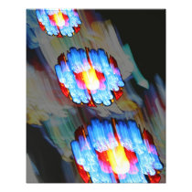 Stained glass window, Bern Munster, Switzerland Photographic Print