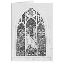 Stained Glass Window Card by palmateera Stained Glass Window Card