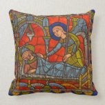 Stained Glass Window Chartres Medieval Angel pillows