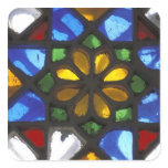 Stained glass window inside the National Sticker