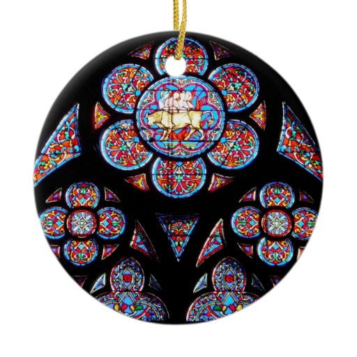 Stained Glass Window Ornament Zazzle