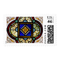 Stained Glass Window Postage Stamp
