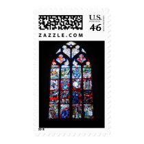 Stained glass window stamp