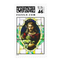 Stained Glass Window postage