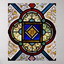 Stained Glass Window Print