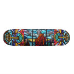 Stained Glass Window Skateboard