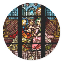 Stained glass window stickers