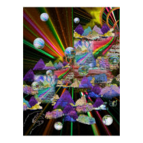 Stained Glass Windows 3-D posters by wizardangel Stained Glass Windows 3-D posters