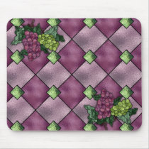 Stained Glass Wine Love mousepads by SweetRascal Stained Glass Wine Love mousepads