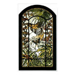 Stained Glass with bird and butterfly