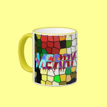 Stained Glass Xmas Mug Js.J mugs