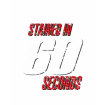 "Stained in 60 Seconds" on Kids Dark T-Shirt