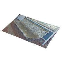 Stainless steel bench placemat