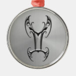 Stainless Steel Gemini Symbol Christmas Tree Ornament