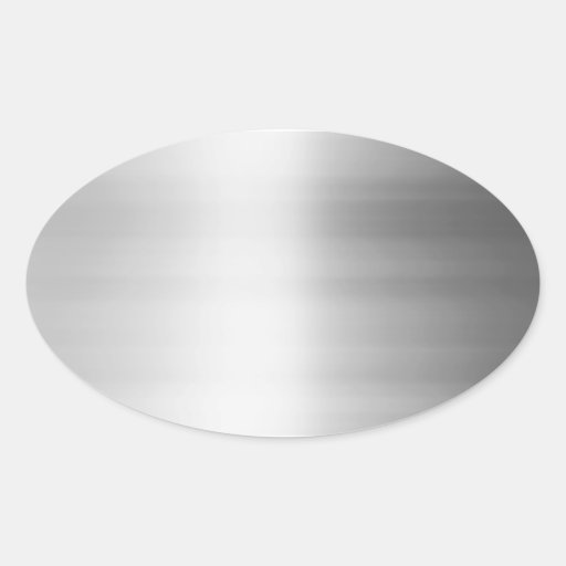 Download Stainless Steel Metal Look Oval Sticker | Zazzle Yellowimages Mockups